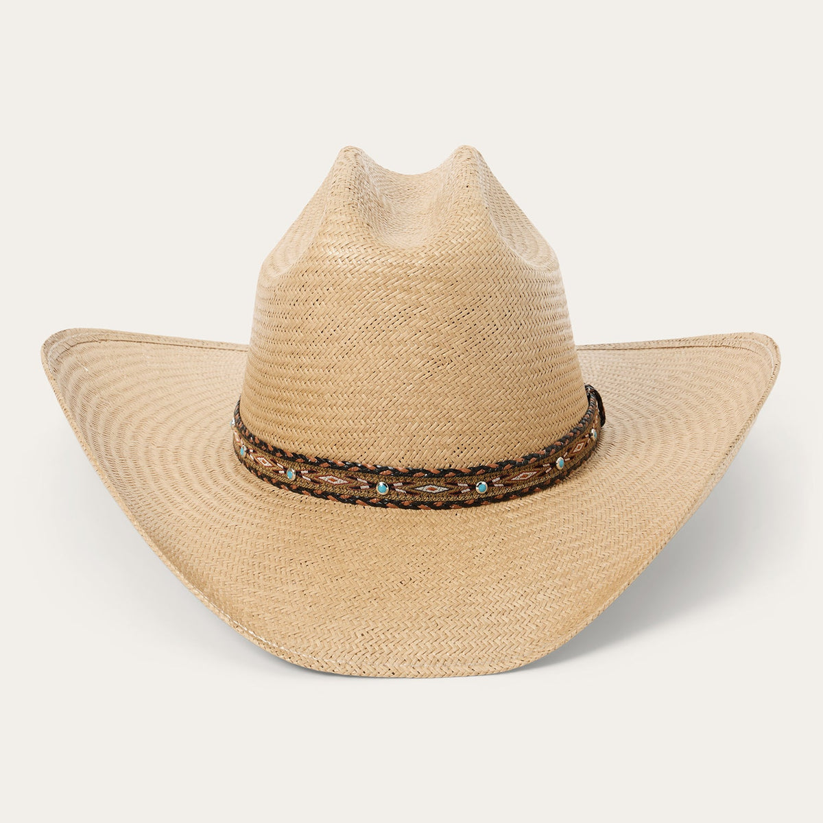 Ashby Straw Cowboy Hat Tan - Stetson
