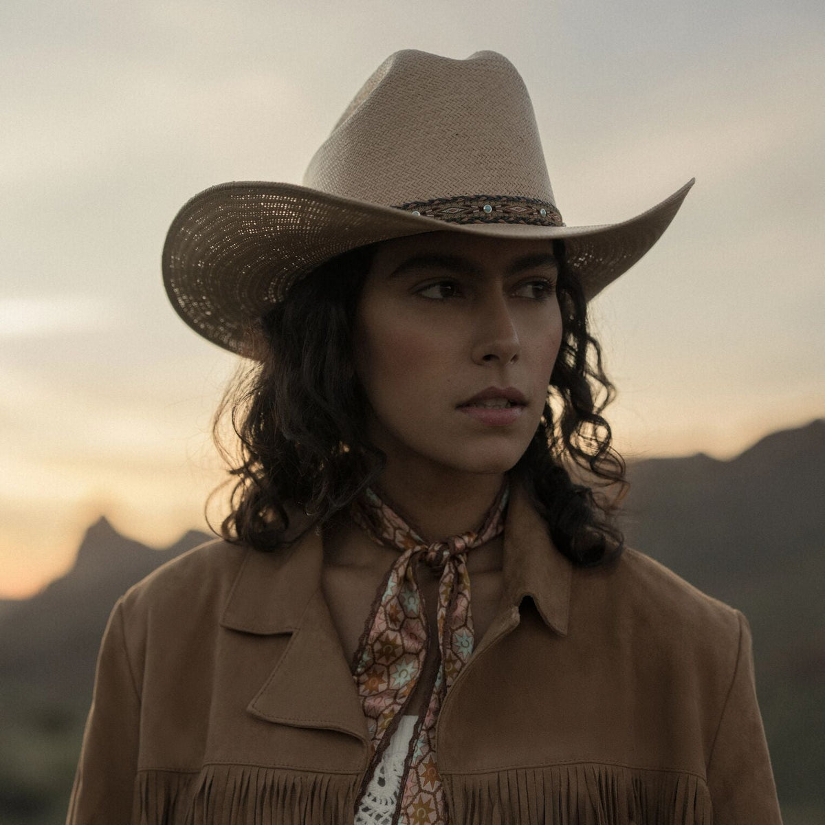 Ashby Straw Cowboy Hat Tan - Stetson