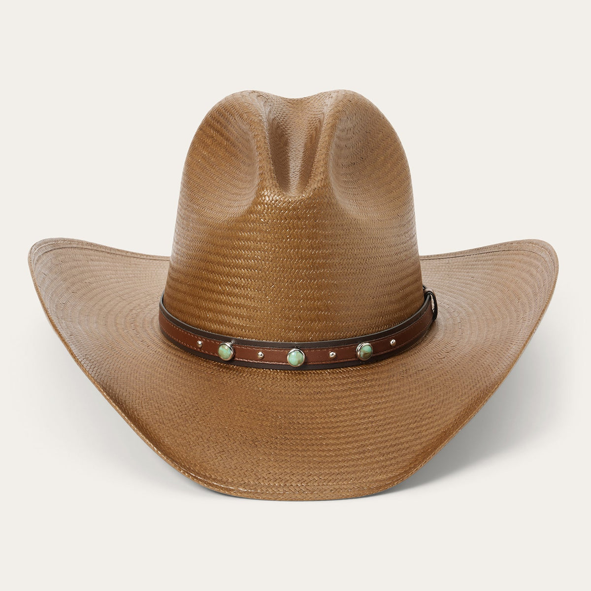 Bellmont Straw Cowboy Hat Cognac - Stetson
