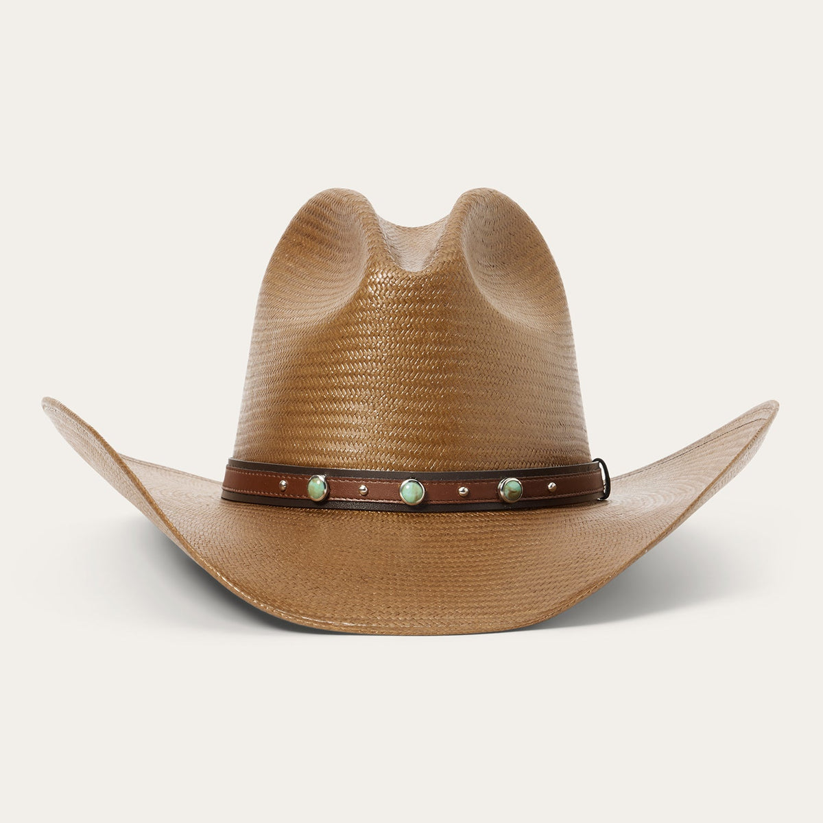 Bellmont Straw Cowboy Hat Cognac - Stetson