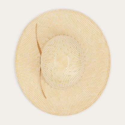 Classic 20X Open Crown Straw Cowboy Hat Ivory/Wheat - Stetson
