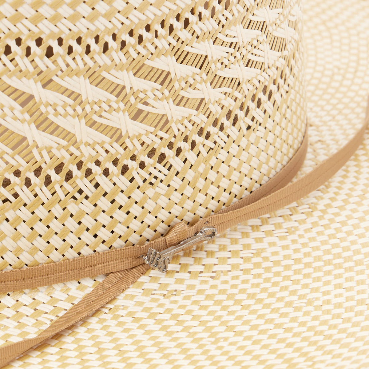 Classic 20X Open Crown Straw Cowboy Hat Ivory/Wheat - Stetson