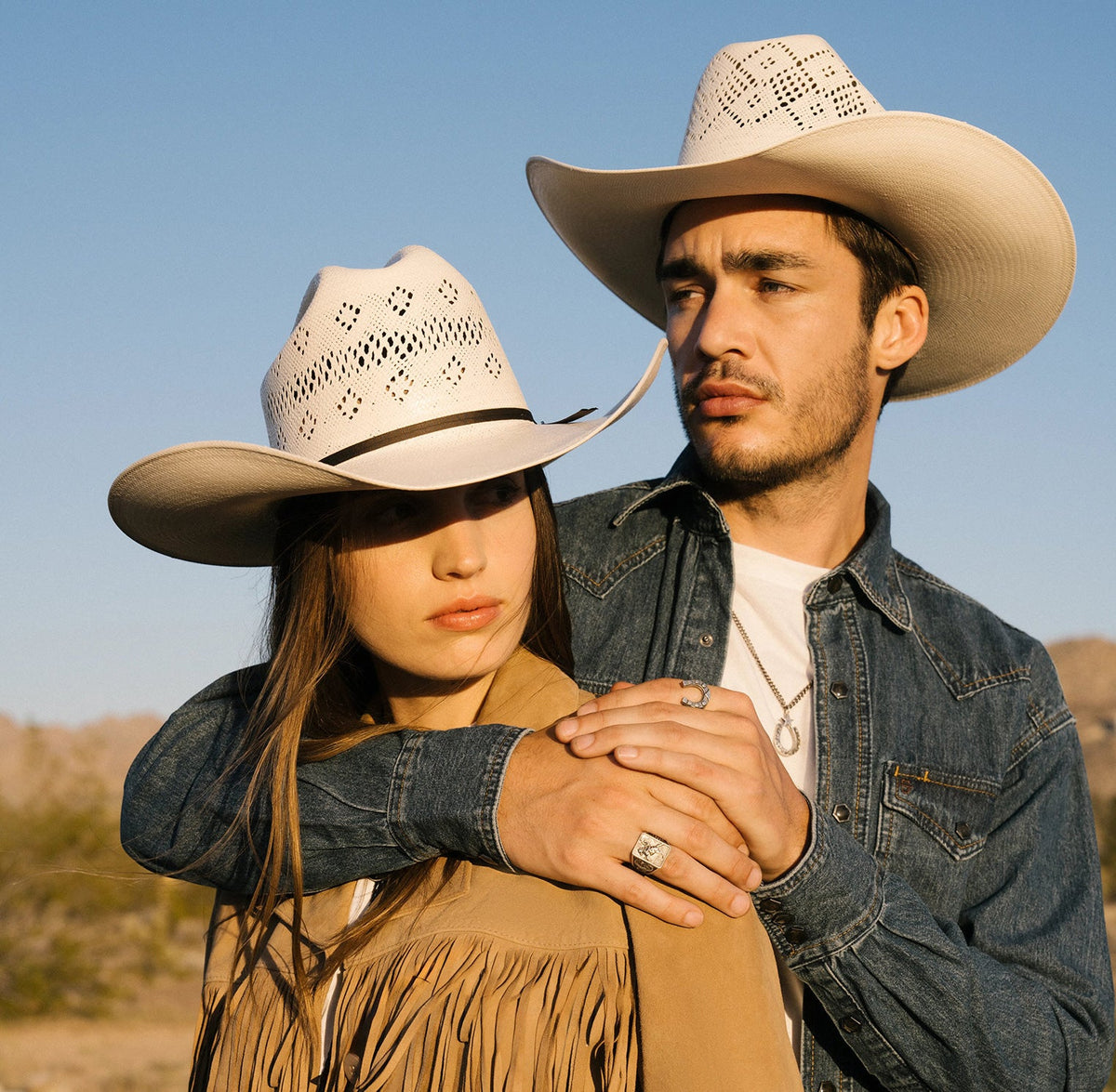 Brookwood 10X Straw Cowboy Hat Natural - Stetson