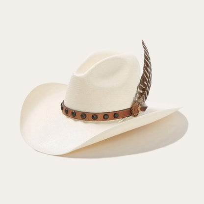 Broken Bow 10X Straw Cowboy Hat Natural - Stetson