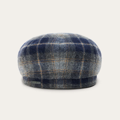 Wool Check Hatteras Blue/Grey Check - Stetson