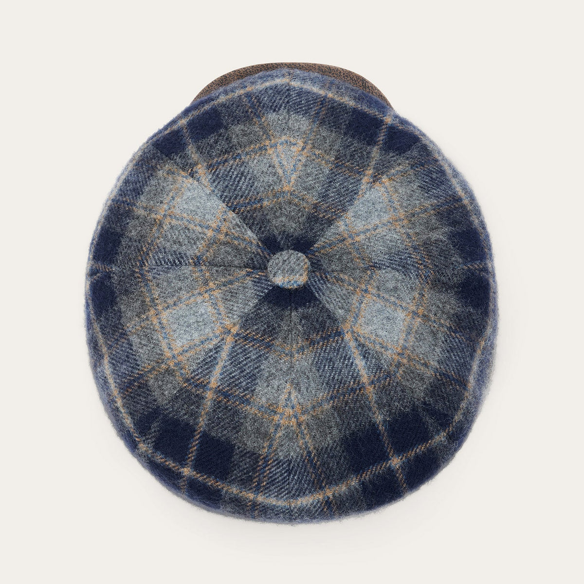 Wool Check Hatteras Blue/Grey Check - Stetson