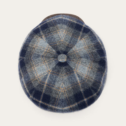 Wool Check Hatteras Blue/Grey Check - Stetson