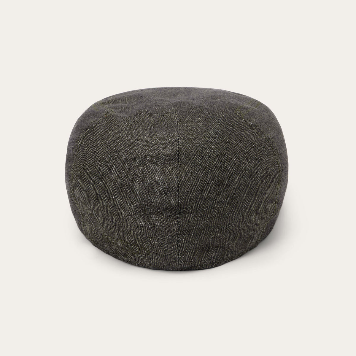 Herringbone Linen Ivy Cap Olive Herringbone - Stetson