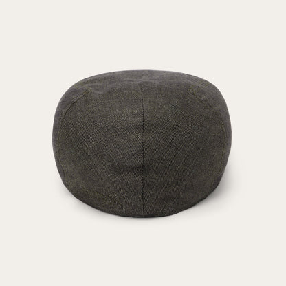 Herringbone Linen Ivy Cap Olive Herringbone - Stetson