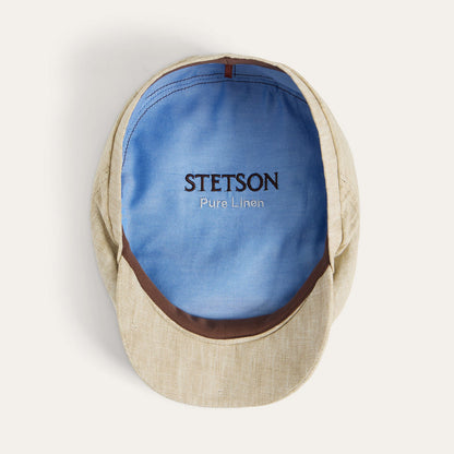 Premium Linen Driver Cap Beige - Stetson