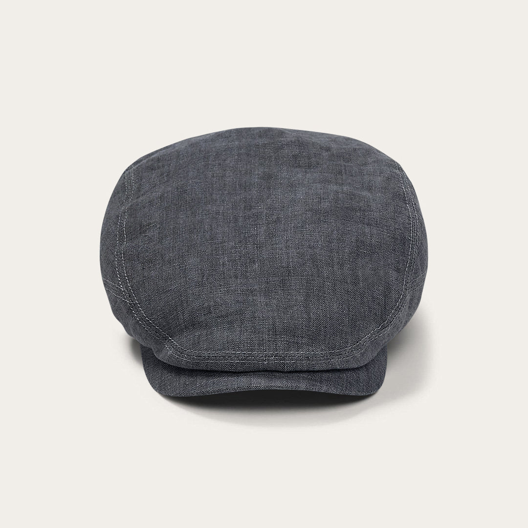 Premium Linen Driver Cap Denim Grey - Stetson