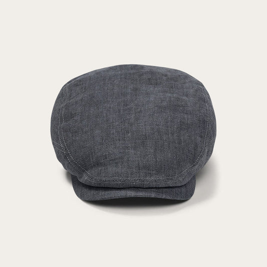 Premium Linen Driver Cap Denim Grey - Stetson
