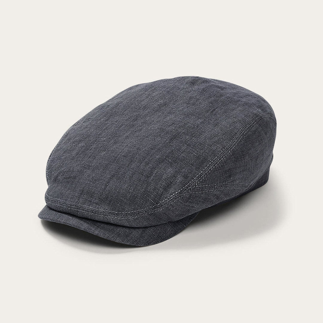 Premium Linen Driver Cap Denim Grey - Stetson