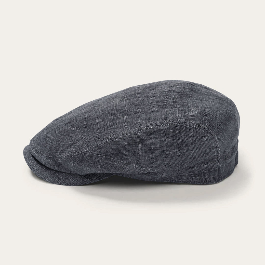 Premium Linen Driver Cap Denim Grey - Stetson