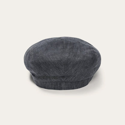 Premium Linen Driver Cap Denim Grey - Stetson