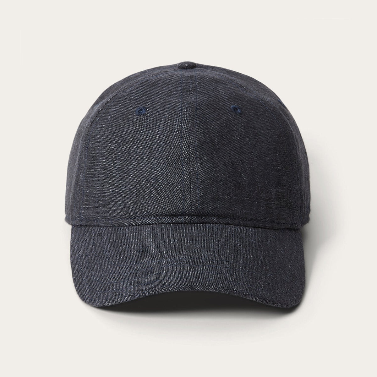 Linen Baseball Cap Dark Grey - Stetson