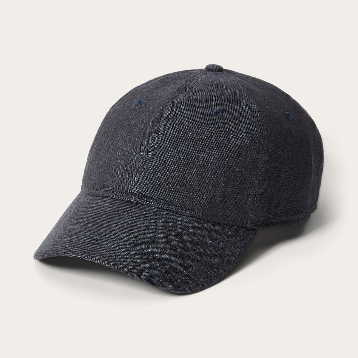 Linen Baseball Cap Dark Grey - Stetson