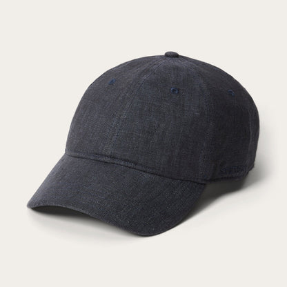 Linen Baseball Cap Dark Grey - Stetson
