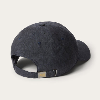 Linen Baseball Cap Dark Grey - Stetson