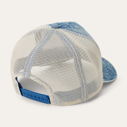 Bison Patch Trucker Hat Denim - Stetson