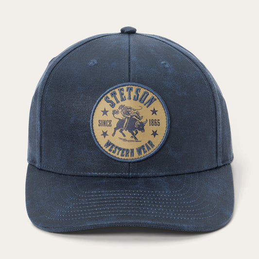 Bull Rider Patch Trucker Hat Navy - Stetson