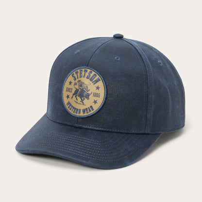 Bull Rider Patch Trucker Hat Navy - Stetson