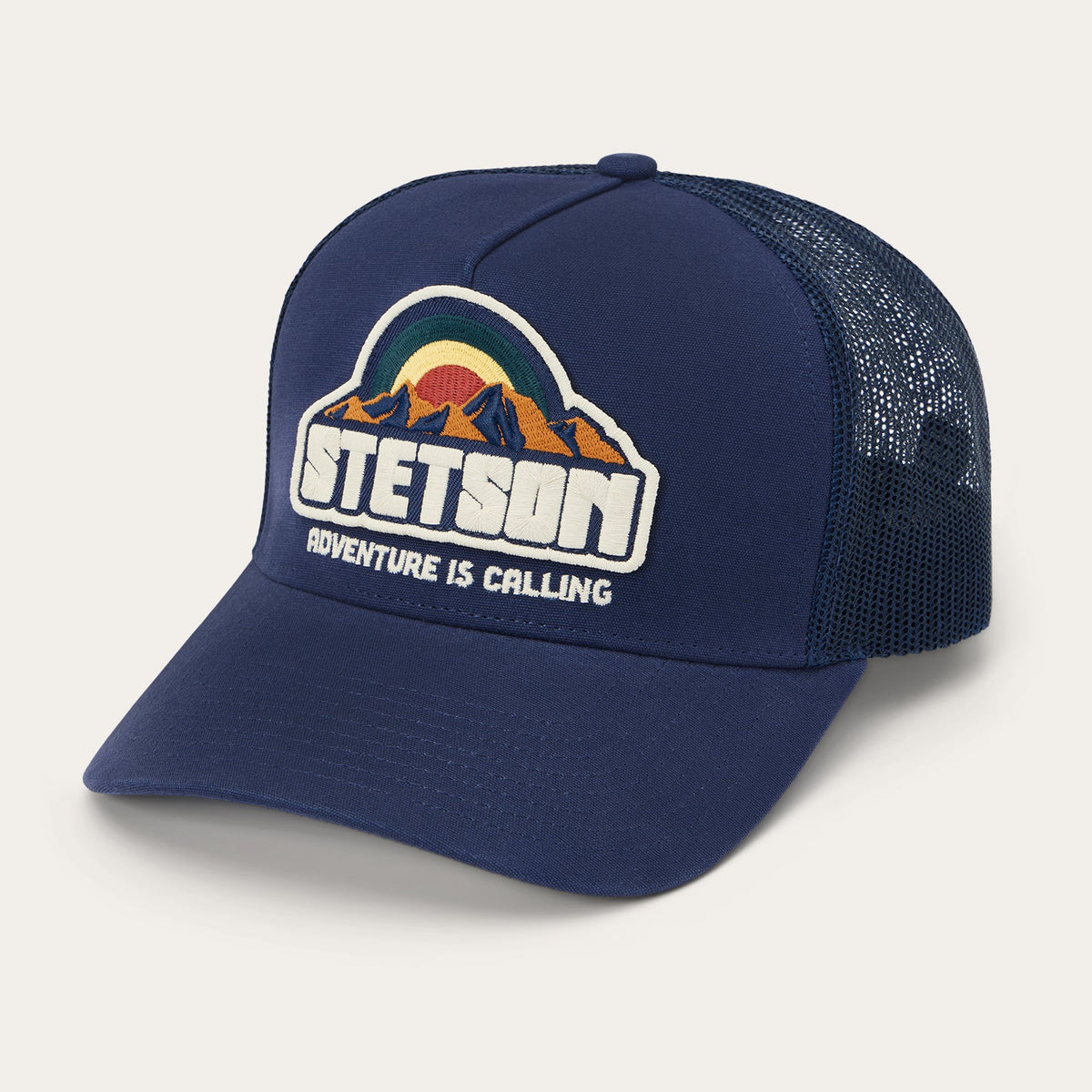 Mountain Sunset Trucker Cap Navy - Stetson