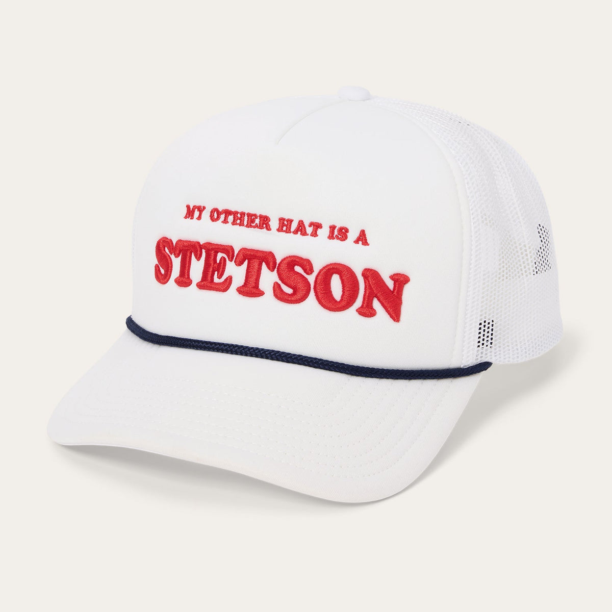 My Other Hat Is A Stetson Trucker Cap White - Stetson