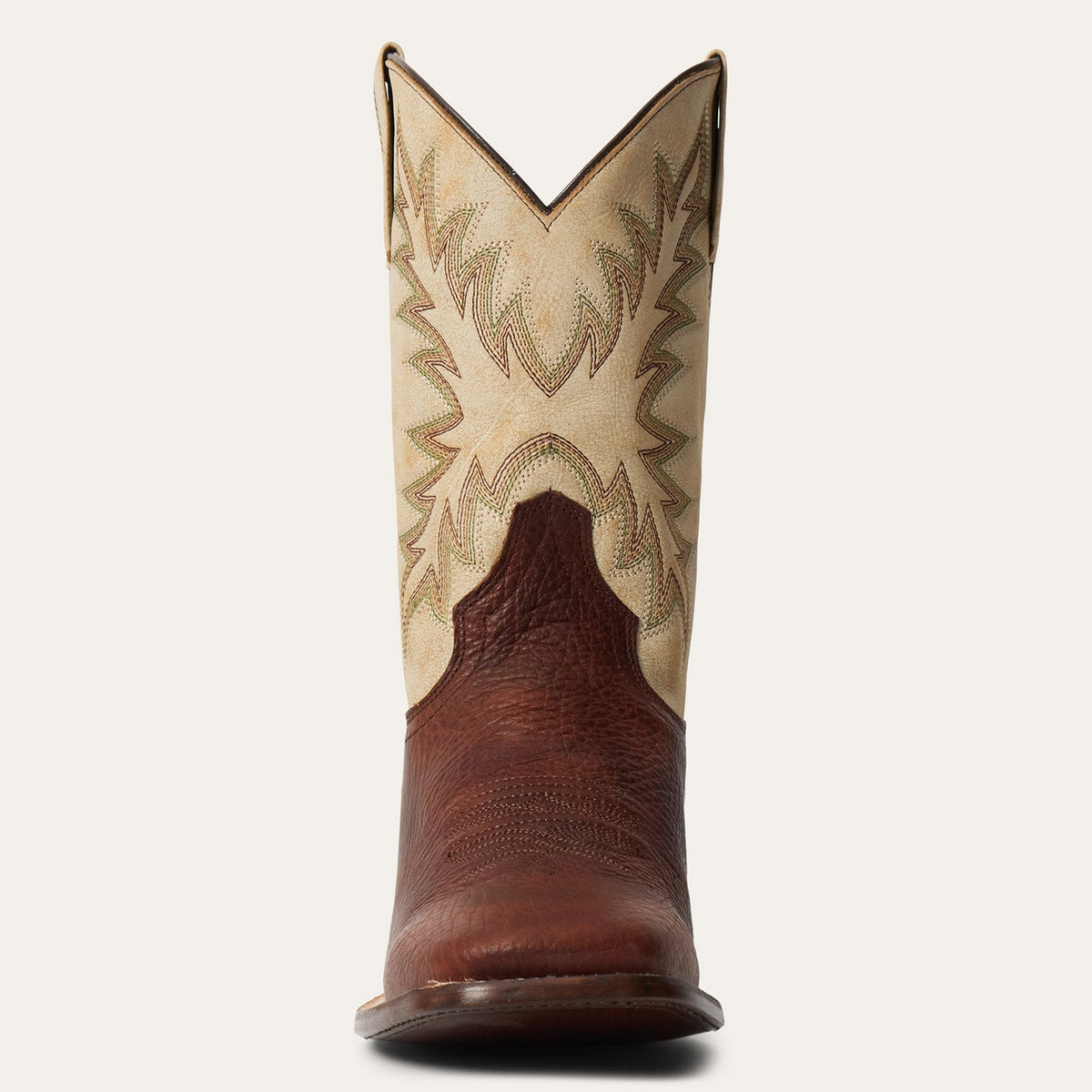 Cole Bison Boots White/Brown - Stetson