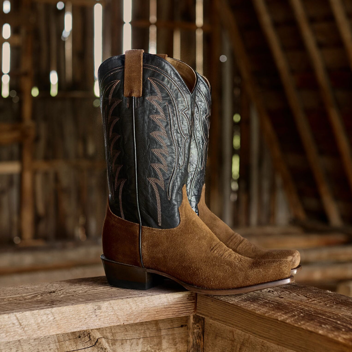 Tobias Boots Saddle Suede - Stetson