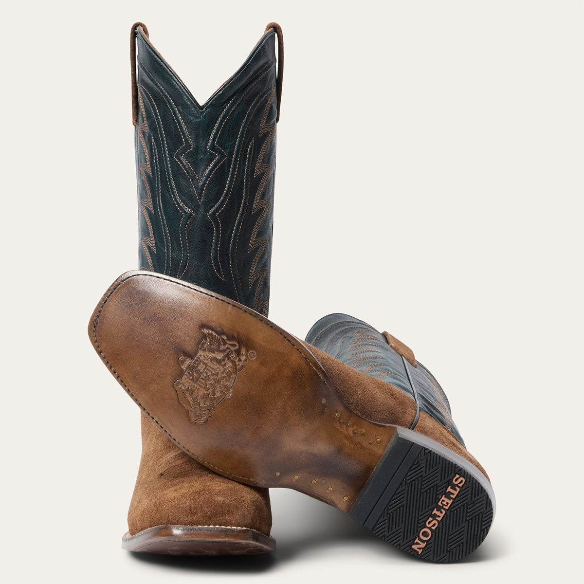 Tobias Boots Saddle Suede - Stetson