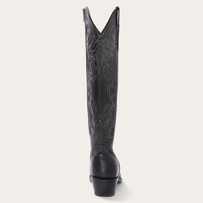 Blair Corded Side Zip Cowboy Boot Black - Stetson