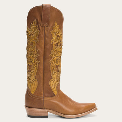 Jules Hand Tooled Leather Boot Brown - Stetson