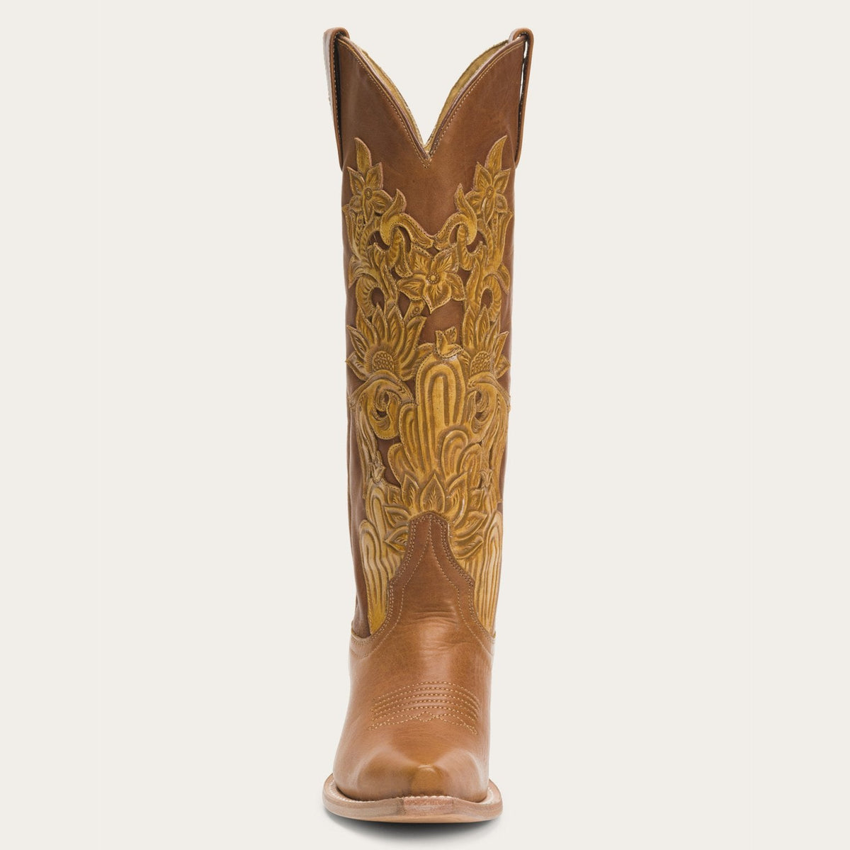 Jules Hand Tooled Leather Boot Brown - Stetson