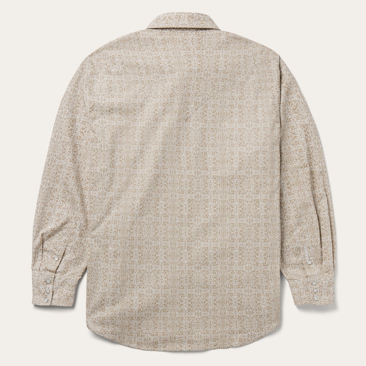 Medallion Print Western Shirt Brown - Stetson