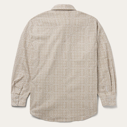Medallion Print Western Shirt Brown - Stetson