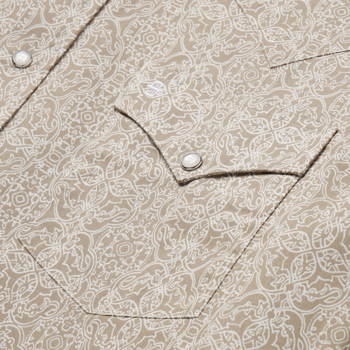 Medallion Print Western Shirt Brown - Stetson