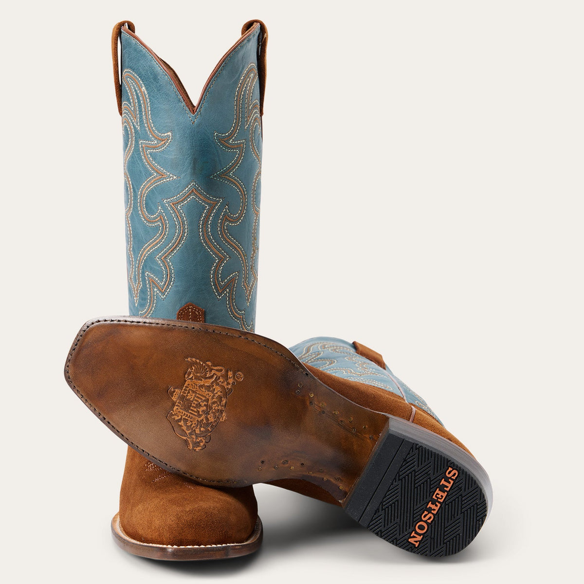 Bronco Boots Blue - Stetson