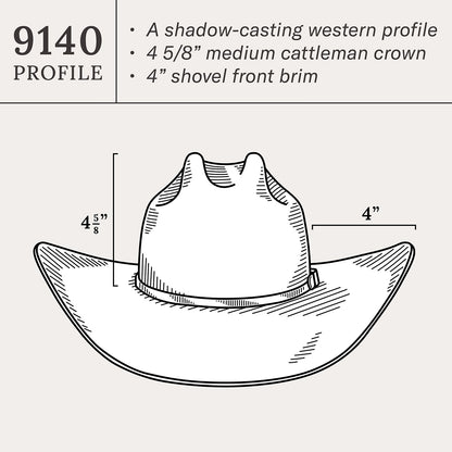 Pismo Cowboy Hat Phantom Grey - Stetson