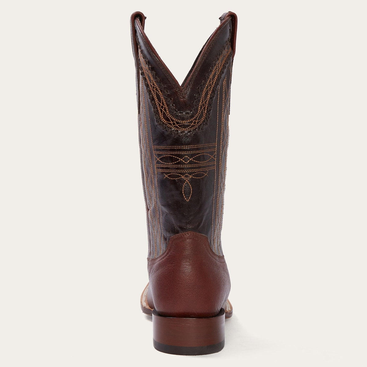 Denver Brown Goat Hand Stitched Cowboy Boot Brown - Stetson