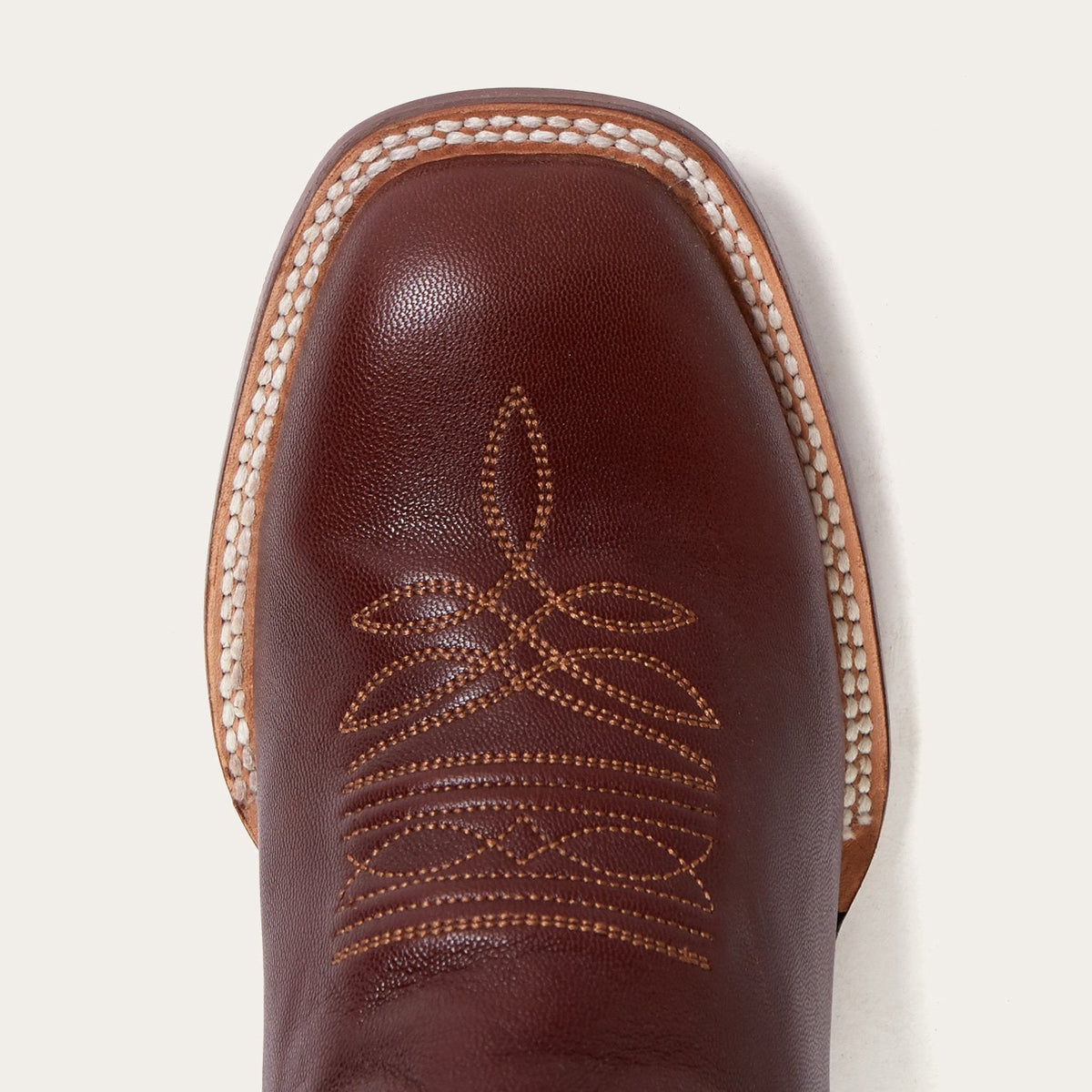 Denver Brown Goat Hand Stitched Cowboy Boot Brown - Stetson