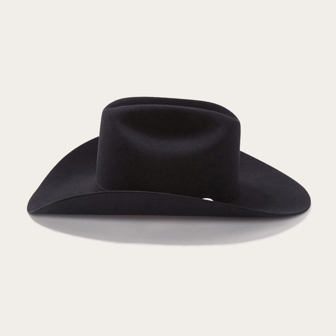 Lariat 5X Cowboy Hat - 4 5/8" Crown Black - Stetson