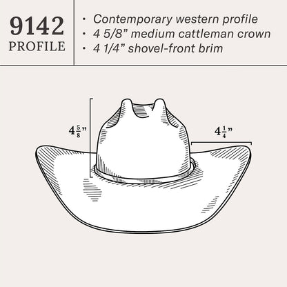 Gibby 6X Cowboy Hat Sage - Stetson