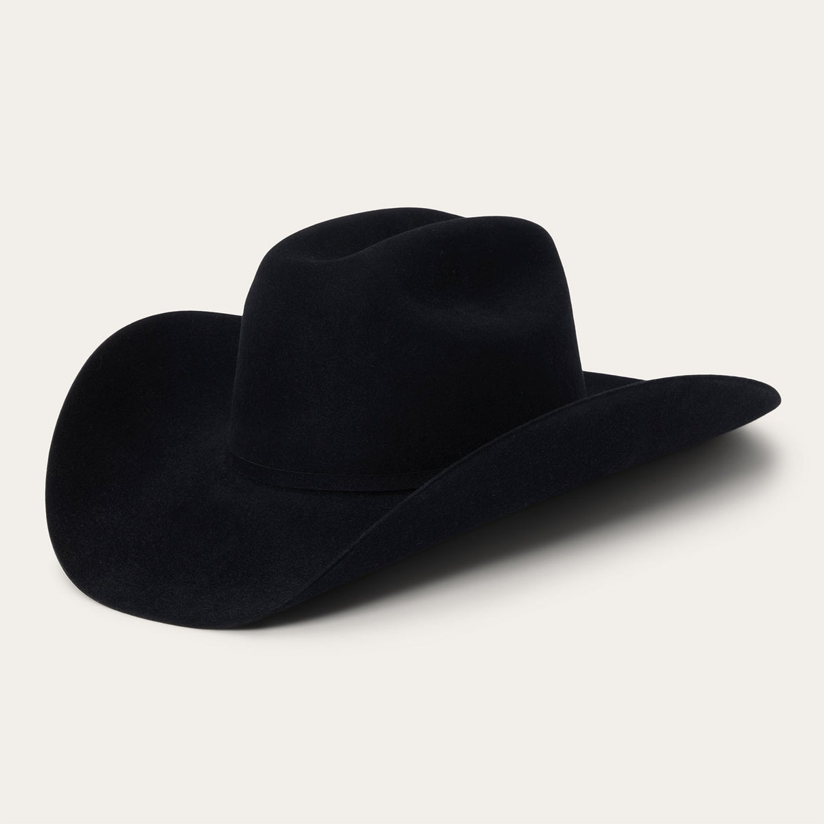 Lariat 5X Cowboy Hat - 4 1/4" Brim Black - Stetson