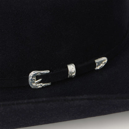 Lariat 5X Cowboy Hat - 4 1/4" Brim Black - Stetson